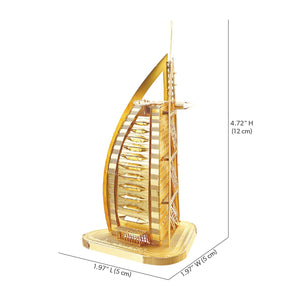 Burj Al Arab Statue Metal Model