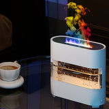 Rain Drop Colorful Flame Humidifier With Remote