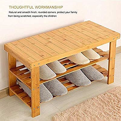 Solid Wood Shoe Rack