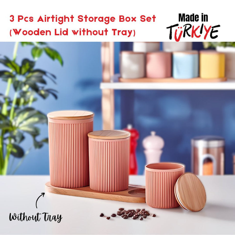 3 Pcs Airtight Storage Box Set