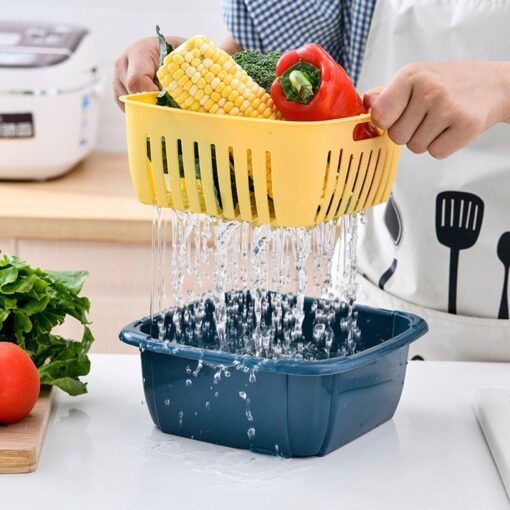 Multi-Functional Plastic Washing Basket