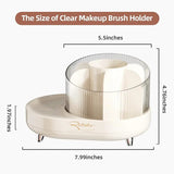 360 Clear Cosmetic Brushes Holder