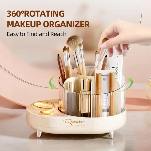 360 Clear Cosmetic Brushes Holder