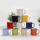 Eco-Friendly Bone Solid Color Glaze Ceramic Coffee Mug