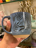 Danny Home™ 4 Pcs  Leaf Printed Mugs