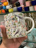 "Danny Home™  4 Pcs Floral Mugs"