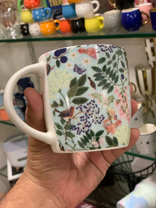 "Danny Home™  4 Pcs Floral Mugs"