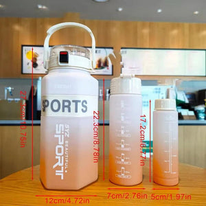 Sports Water Bottle-3 Piece Set