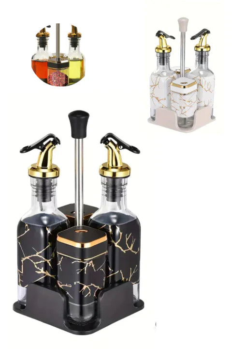 Luxury Glass Spice Jar Set