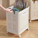 Large Capacity Movable  Folding Laundry basket