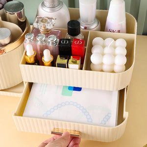 ROTATING BRUSH & COSMETIC ORGANIZER