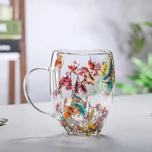 Flowers Double Bottom Mug