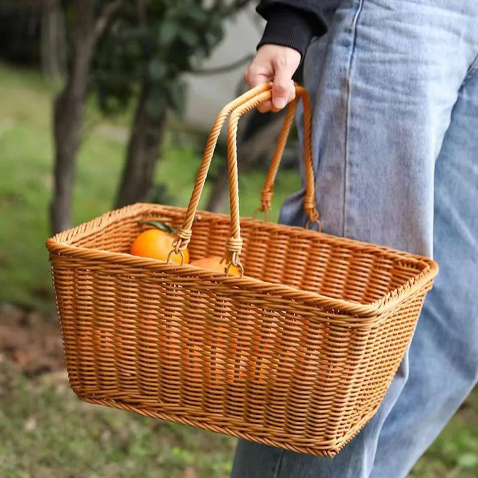 Light weight Rattan Storage Basket