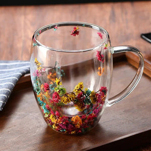 Flowers Double Bottom Mug