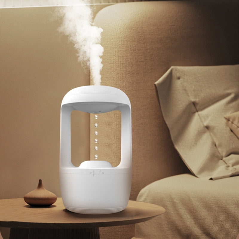 Mini glow-in-the-dark air humidifier