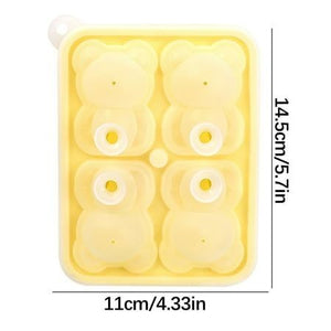 Bear Ice Cube Tray (4 grid)