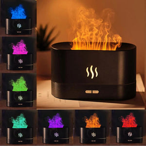 Flame Humidifier and Aroma Diffuser With RGB colors