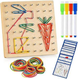 Stem Rubber Band pattern Board Game