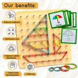 Stem Rubber Band pattern Board Game