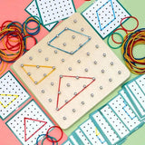 Stem Rubber Band pattern Board Game